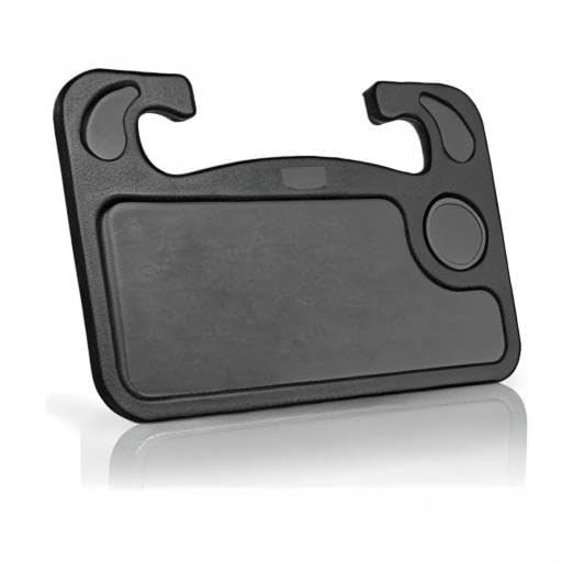 Car Steering Wheel Desk | Car Tray Table for Eating & Storing Laptop, Travel Car Accessories fits Most Vehicles Steering Wheels