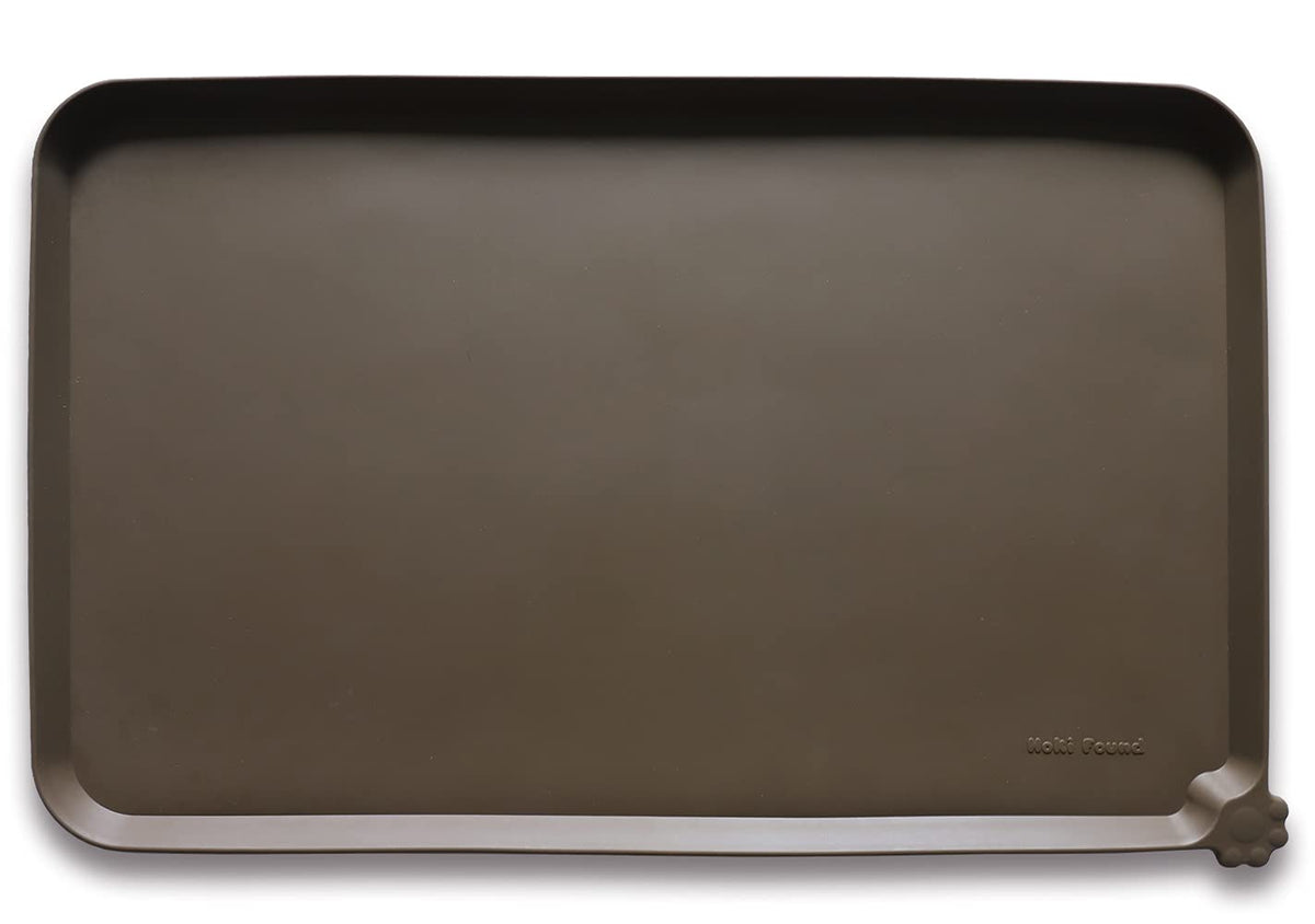 Hoki Found -Waterproof Pet Feeding Mats with High Lips - Multiple Size and...