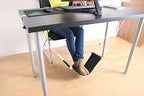 Home-organizer Tech Portable Adjustable Foot Hammock for Corner Desk Office Foot Rest Mini Under Desk Foot Rest Hammock for Home, Office, Airplane, Travel, Study and Relaxing (Pink) Pink