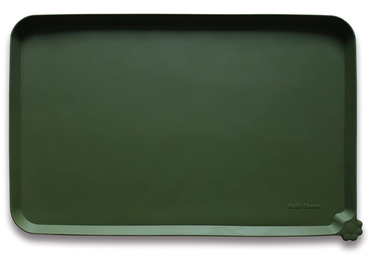 Hoki Found -Waterproof Pet Feeding Mats with High Lips - Multiple Size and...