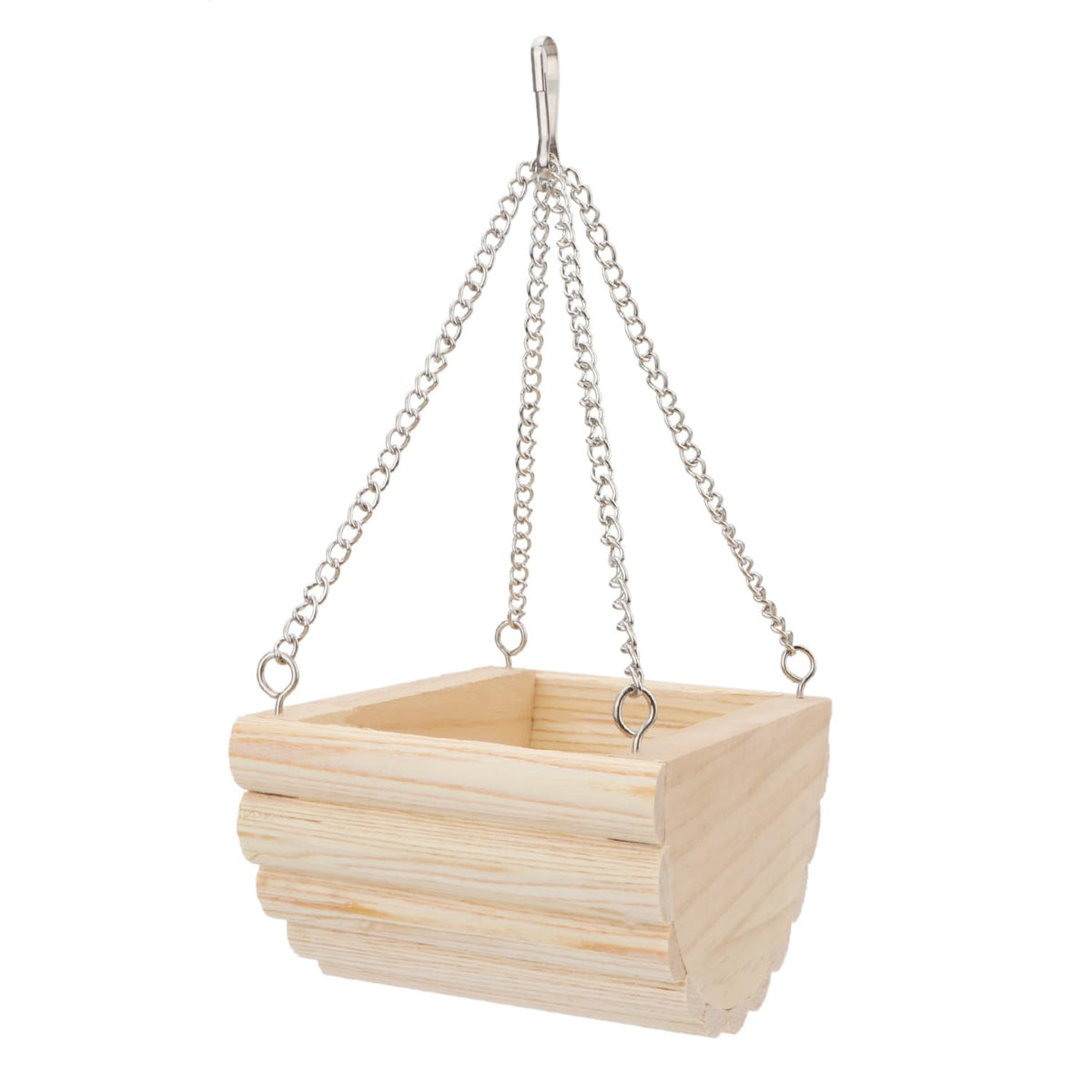 Hypeety Hamster Toys Wooden Maze Tunnel Toy with Plastic Cover for Hamster
