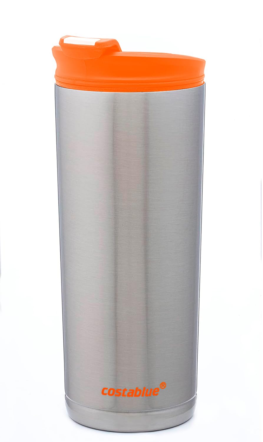 Travel Coffee Mug - 16 Oz. Stainless Steel Insulated Coffee Mug, Leak Proof Tumbler w/Dishwasher Safe Lid, Double Wall Travel Coffee Cup, Reusable Insulated Tumbler for Hot & Cold Beverages… Agata Grey Lid
