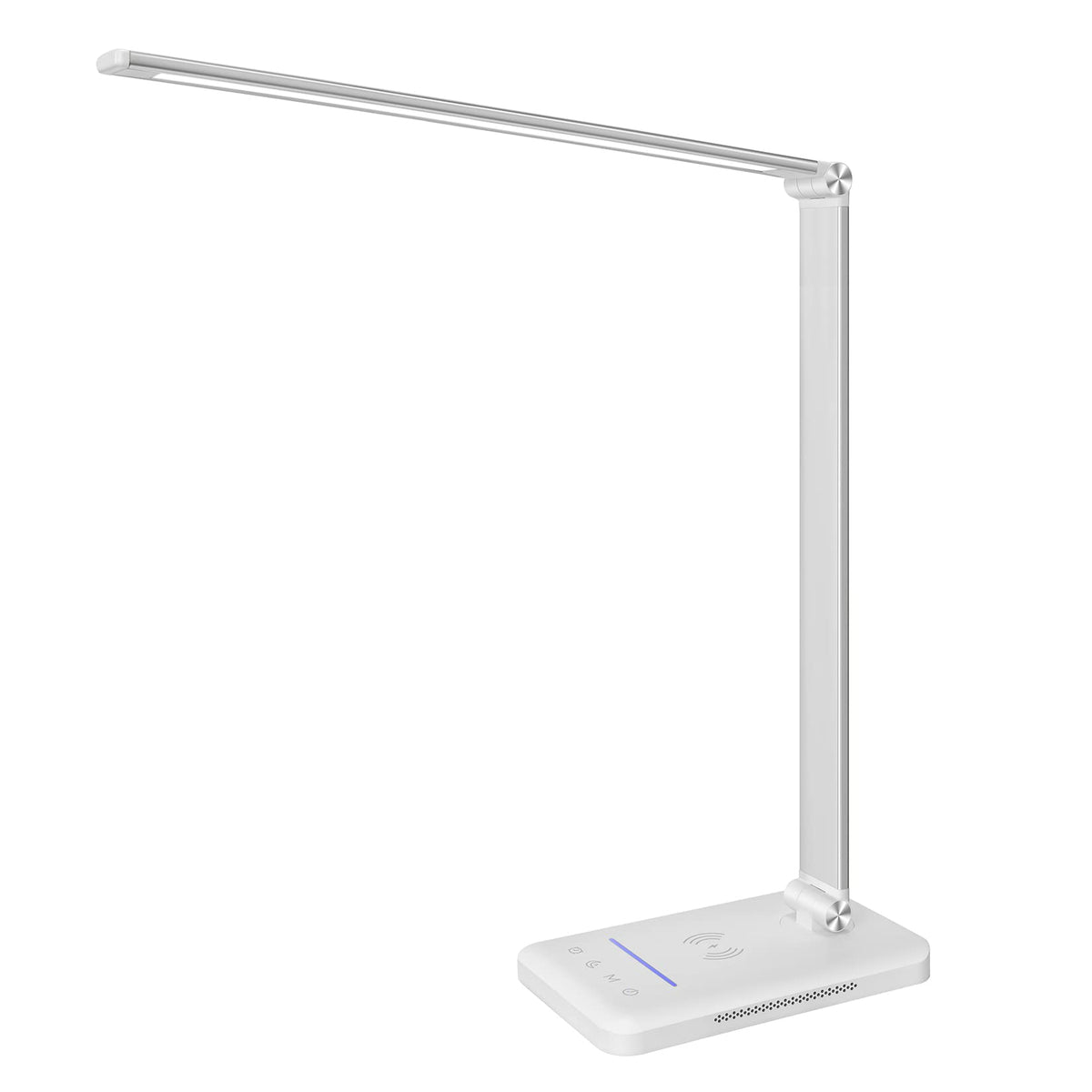 LED Desk Lamp with Wireless Charger, USB Charging Port, Eye Care Black PRO