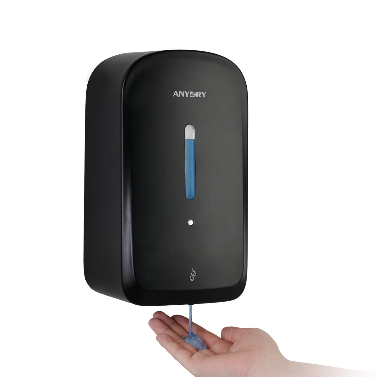 anydry Commercial Automatic Soap Dispenser 34oz Large Capacity Wall-Mounted Black
