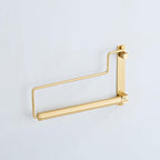 NEWRAIN Folding Wall Mounted Clothes Hanger Rack Clothes Hook Solid Brass with Swing Arm Holder Clothing Hanging System Closet Storage Organizer Heavy Duty Drying Rack Wall Mount,Brushed Gold Triangle Brushed Gold