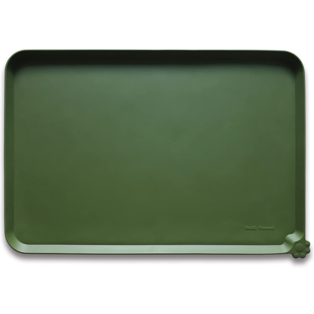 Hoki Found -Waterproof Pet Feeding Mats with High Lips - Multiple Size and...