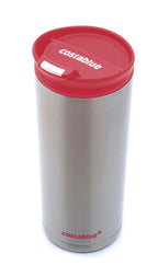 Travel Coffee Mug - 16 Oz. Stainless Steel Insulated Coffee Mug, Leak Proof Tumbler w/Dishwasher Safe Lid, Double Wall Travel Coffee Cup, Reusable Insulated Tumbler for Hot & Cold Beverages… Agata Grey Lid