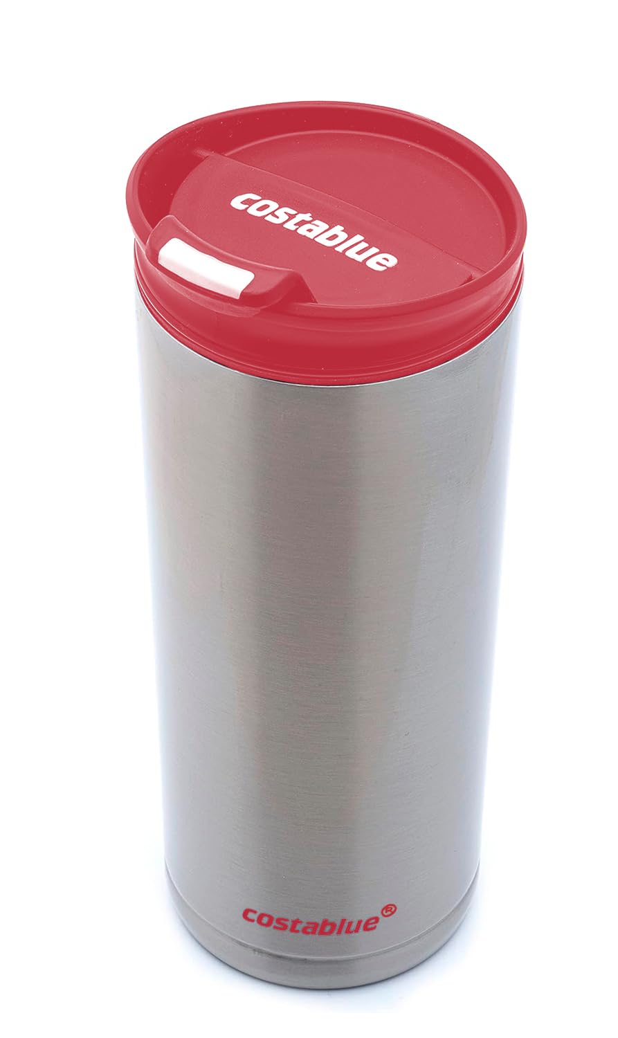 Travel Coffee Mug - 16 Oz. Stainless Steel Insulated Coffee Mug, Leak Proof Tumbler w/Dishwasher Safe Lid, Double Wall Travel Coffee Cup, Reusable Insulated Tumbler for Hot & Cold Beverages… Agata Grey Lid