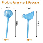 Self Watering Globes for Plant, 10pcs Auto Watering Bulb for Indoor Outdoor A. Blue-6L4S