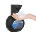 Automatic Foaming Soap Dispenser, 15oz/420ml Smart Hand Soap Dispensers, Touchless Wall Mount with 4-Level Adjustable, Rechargeable Foaming Hand Soap Dispenser for Bathroom Kitchen Office Black 1