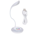 LED Desk Lamp, Night Light Battery Operated Table Light Dimmable Eye Caring Reading Desk Light RGB Dimmable Office Lamp Desktop Supplies