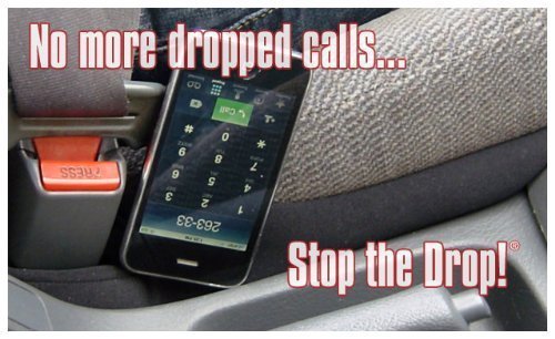 Drop Stop – 2 Original Car Seat Gap Fillers (Shark Tank) + Dash Pad + Light