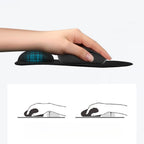 2-Pack Memory Foam Keyboard and Mouse Wrist Rest Pad Set, Ergonomic Gel-Infused, Non-Slip, Pain Relief for Carpal Tunnel