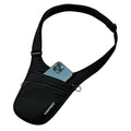 Money Belt for Travel Hidden Under Clothes, Anti-Theft Passport Holder & Travel Wallet Pouch for Men & Women (black) black