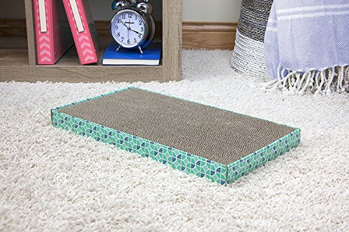 Kitty City Cat Scratcher– 2-Pack Durable Corrugated Cardboard Scratch Pads...