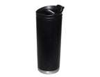 Travel Coffee Mug - 16 Oz. Stainless Steel Insulated Coffee Mug, Leak Proof Tumbler w/Dishwasher Safe Lid, Double Wall Travel Coffee Cup, Reusable Insulated Tumbler for Hot & Cold Beverages… Agata Grey Lid