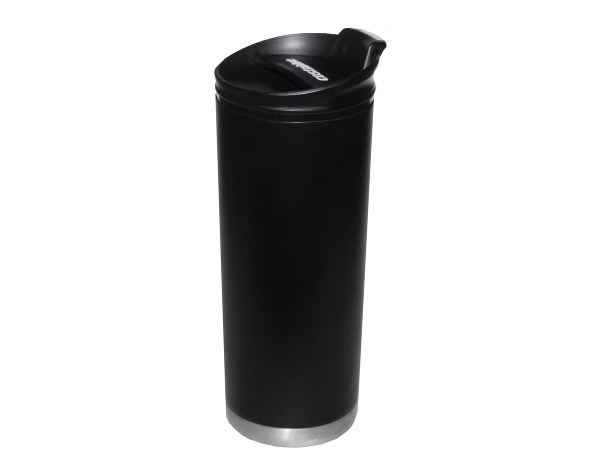 Travel Coffee Mug - 16 Oz. Stainless Steel Insulated Coffee Mug, Leak Proof Tumbler w/Dishwasher Safe Lid, Double Wall Travel Coffee Cup, Reusable Insulated Tumbler for Hot & Cold Beverages… Agata Grey Lid