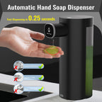 Automatic Liquid Soap Dispenser Touchless, USB Rechargeable Smart Hand Soap Dispenser, 13.5oz/400ml, 3-Level Adjustable, Compatible with Thick Thin Dish Soap for Bathroom Kitchen, Clog-Free (Gold) Gold