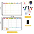Magnetic Dry Erase Weekly Calendar Board
