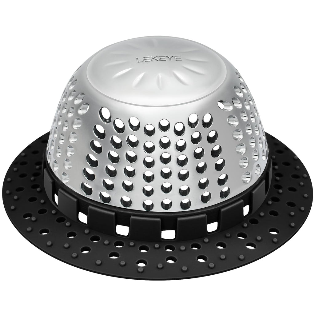 LEKEYE Drain Hair Catcher/Bathtub Cover/Drain Protector for Pop-Up &...
