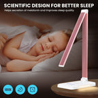 LED Desk Lamp with Wireless Charger, USB Charging Port, Eye Care Black PRO