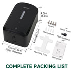 anydry Commercial Automatic Soap Dispenser 34oz Large Capacity Wall-Mounted Black