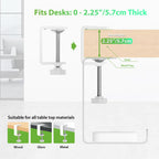 Under Desk Cable Management Tray and Metal Cord Organizer