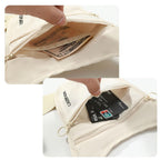 Money Belt for Travel Hidden Under Clothes, Anti-Theft Passport Holder & Travel Wallet Pouch for Men & Women (black) black