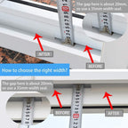 TAROSE Weather Stripping Door Seal, 33 Feet Long Transparent (Width 25mm) Lucent 25 mm, 33ft