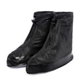 Waterproof Shoe Covers, Rain Shoe Covers Reusable Non Slip Shoe Cover for Outdoor Women and Men-Black Large Black