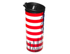 Travel Coffee Mug - 16 Oz. Stainless Steel Insulated Coffee Mug, Leak Proof Tumbler w/Dishwasher Safe Lid, Double Wall Travel Coffee Cup, Reusable Insulated Tumbler for Hot & Cold Beverages… Agata Grey Lid