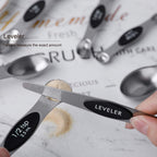 Magnetic Stainless Steel Dual-Sided Measuring Spoons Set