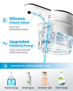 Touchless Automatic Liquid Soap Dispenser, Rechargeable White