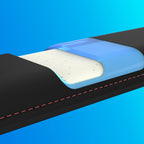 HyperX Wrist Rest - Full Sized - Cooling Gel - Memory Foam - Anti-Slip - Ergonomic - Keyboard Accessory, Black Full Size