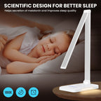LED Desk Lamp with Wireless Charger, USB Charging Port, Eye Care Black PRO