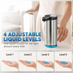 Automatic Foaming Soap Dispenser(IPX5 Waterproof, 12oz/350ml St-01 Foam Gray