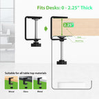 Under Desk Cable Management Tray and Metal Cord Organizer
