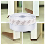 TAROSE Weather Stripping Door Seal, 33 Feet Long Transparent (Width 25mm) Lucent 25 mm, 33ft