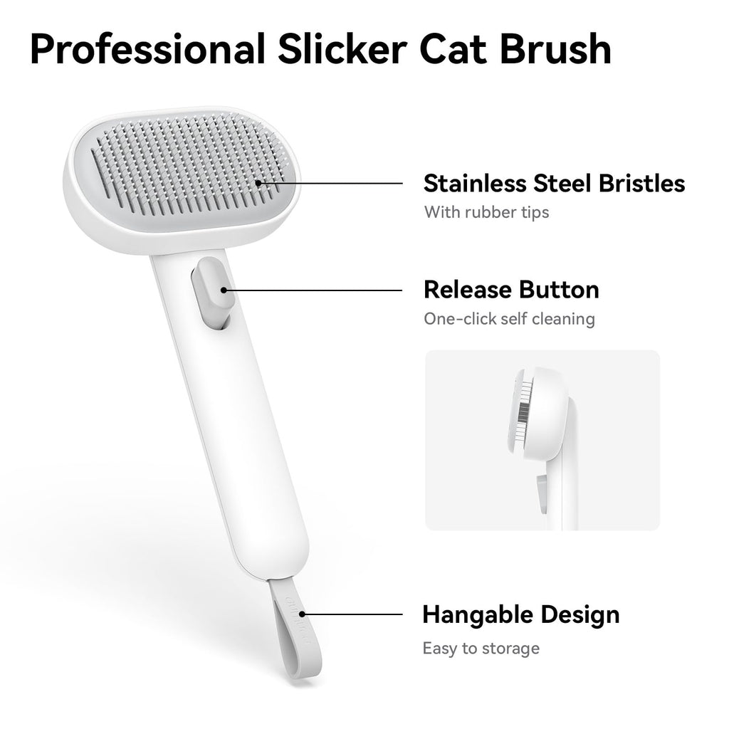 Aumuca Cat Brush for Shedding, Brushes Indoor Cats, for...