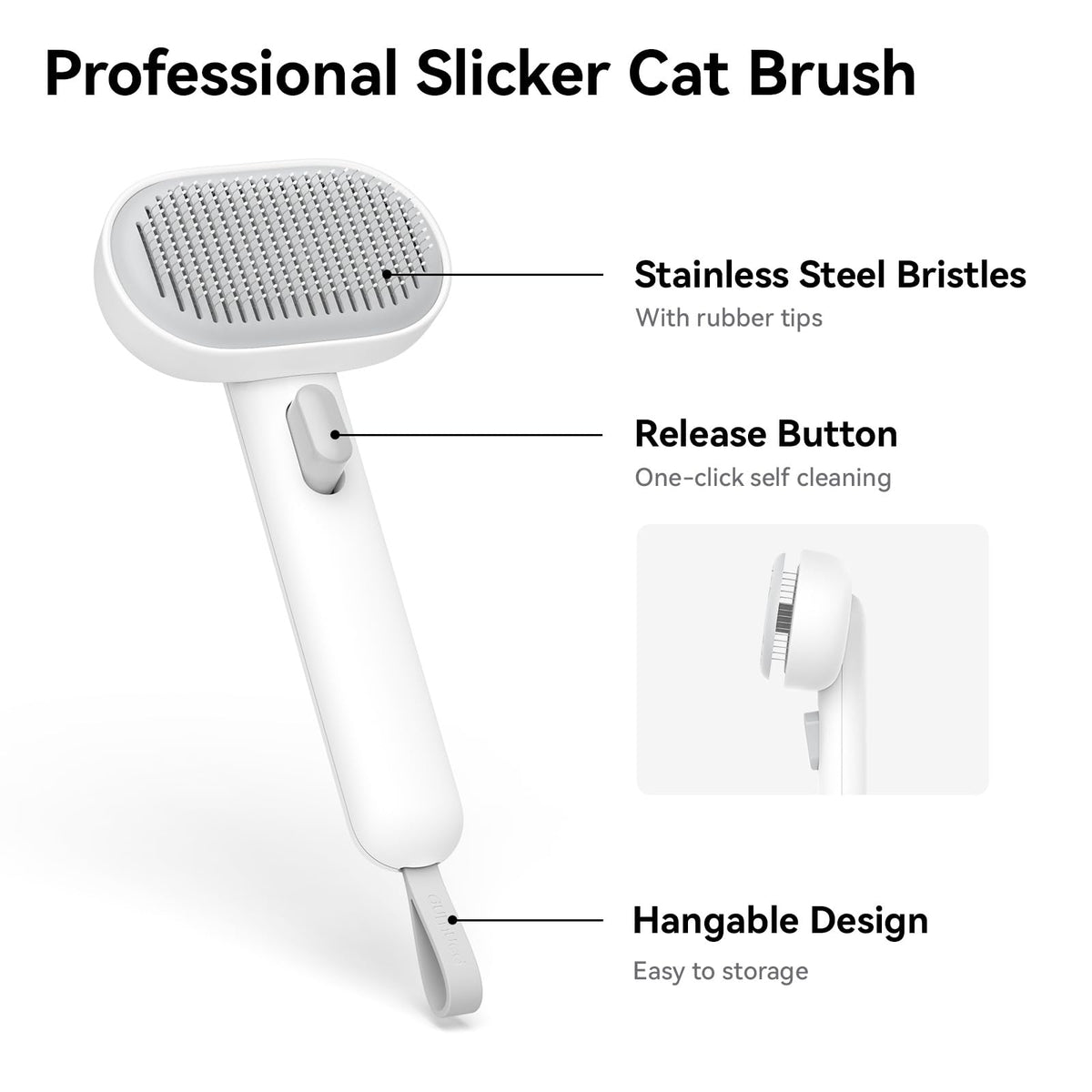 Aumuca Cat Brush for Shedding, Brushes Indoor Cats, for...