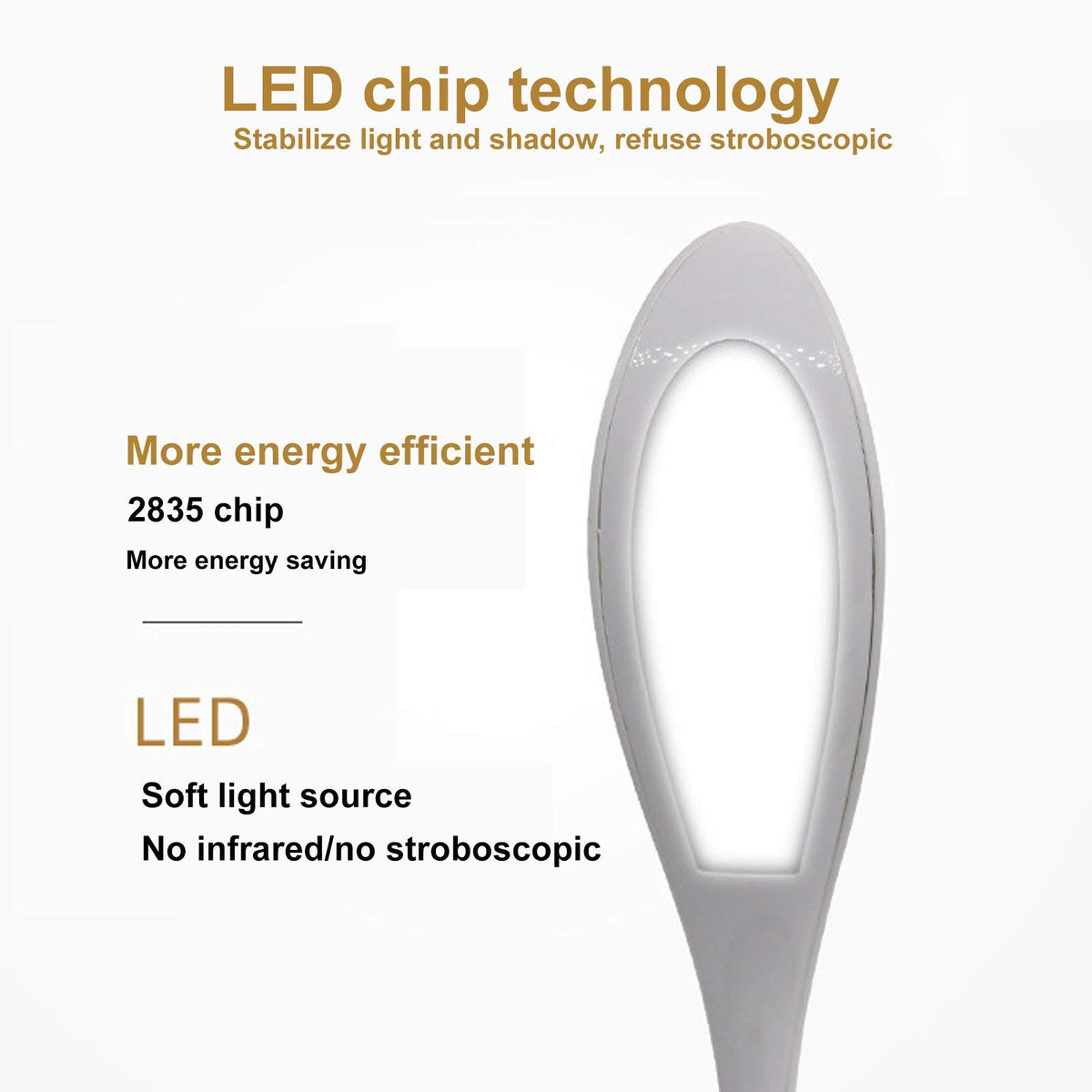 LED Desk Lamp, Night Light Battery Operated Table Light Dimmable Eye Caring Reading Desk Light RGB Dimmable Office Lamp Desktop Supplies