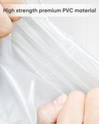 Waterproof Shoe Covers, Rain Shoe Covers, Transparent Reusable Non Slip Shoe Cover for Outdoor Women and Men Large Transprent