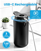 Touchless Automatic Liquid Soap Dispenser, Rechargeable White