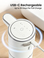 Automatic Soap Dispenser Touchless, USB Rechargeable Hand Soap Dispenser, 4 Adjustable Soap Levels, IPX5 Waterproof, 12.8oz/380ml, Countertop or Wall Mounted for Bathroom and Kitchen, White Liquid