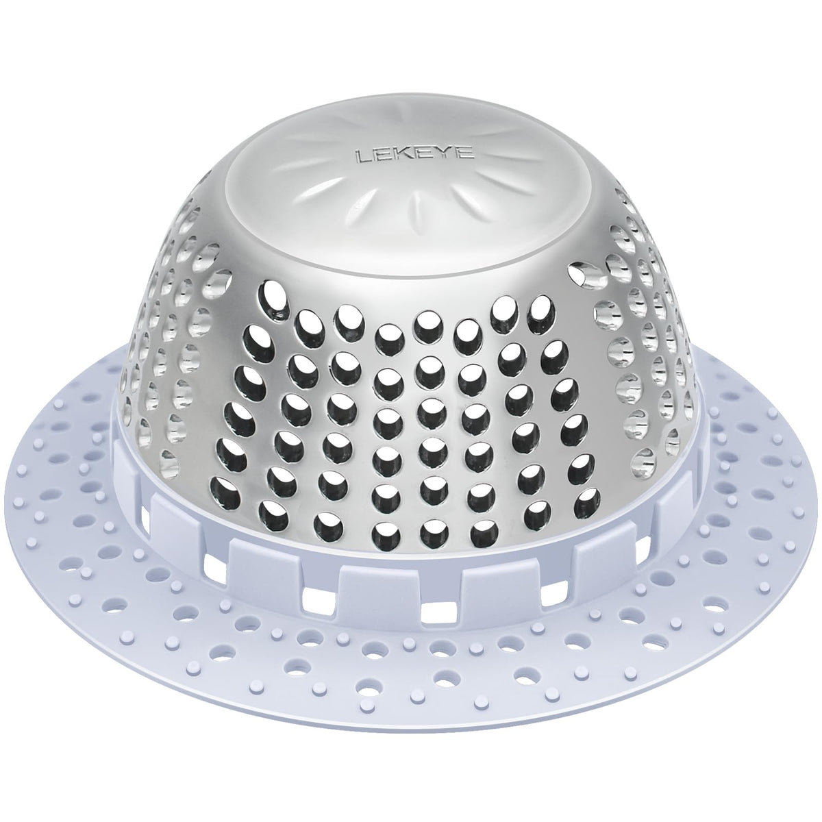 LEKEYE Drain Hair Catcher/Bathtub Cover/Drain Protector for Pop-Up &...