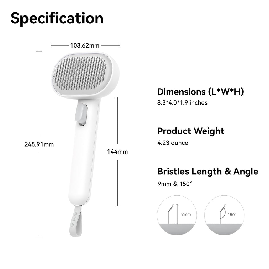 Aumuca Cat Brush for Shedding, Brushes Indoor Cats, for...