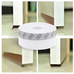 TAROSE Weather Stripping Door Seal, 33 Feet Long Transparent (Width 25mm) Lucent 25 mm, 33ft