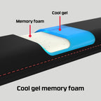 HyperX Wrist Rest - Full Sized - Cooling Gel - Memory Foam - Anti-Slip - Ergonomic - Keyboard Accessory, Black Full Size