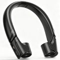 ChillGo Wearable Neck Fan – 8000mAh Battery, 9000RPM Twin Turbines with LED Display, Max 16H Runtime, 4 Wind Levels, Ultra‑Light & Noiseless, Great Gift for Outdoorsy Men and Women – Midnight Black
