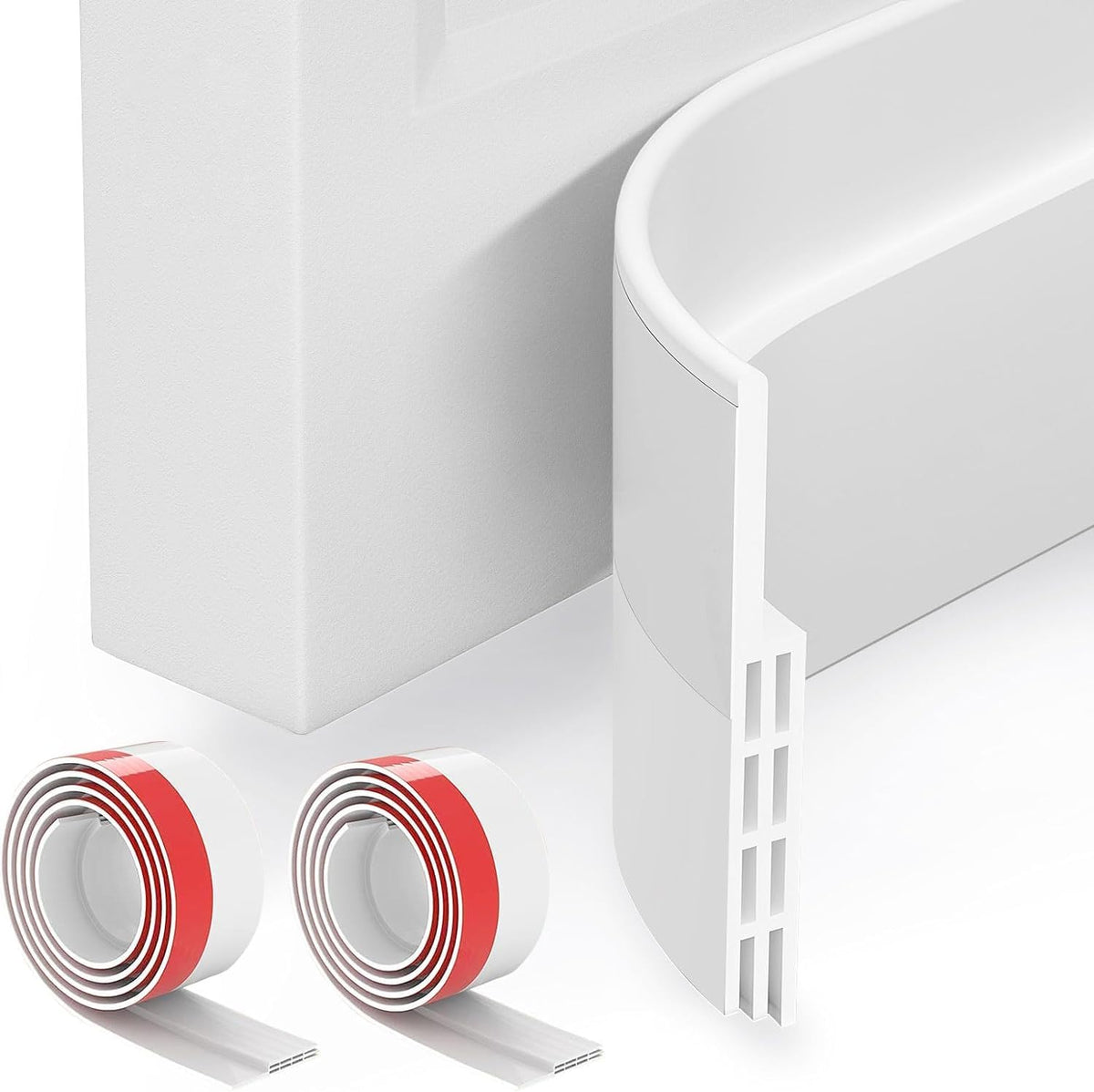 Grotheory 2 Pack Door Draft Stopper, Sweep, Weather Stripping Seal
